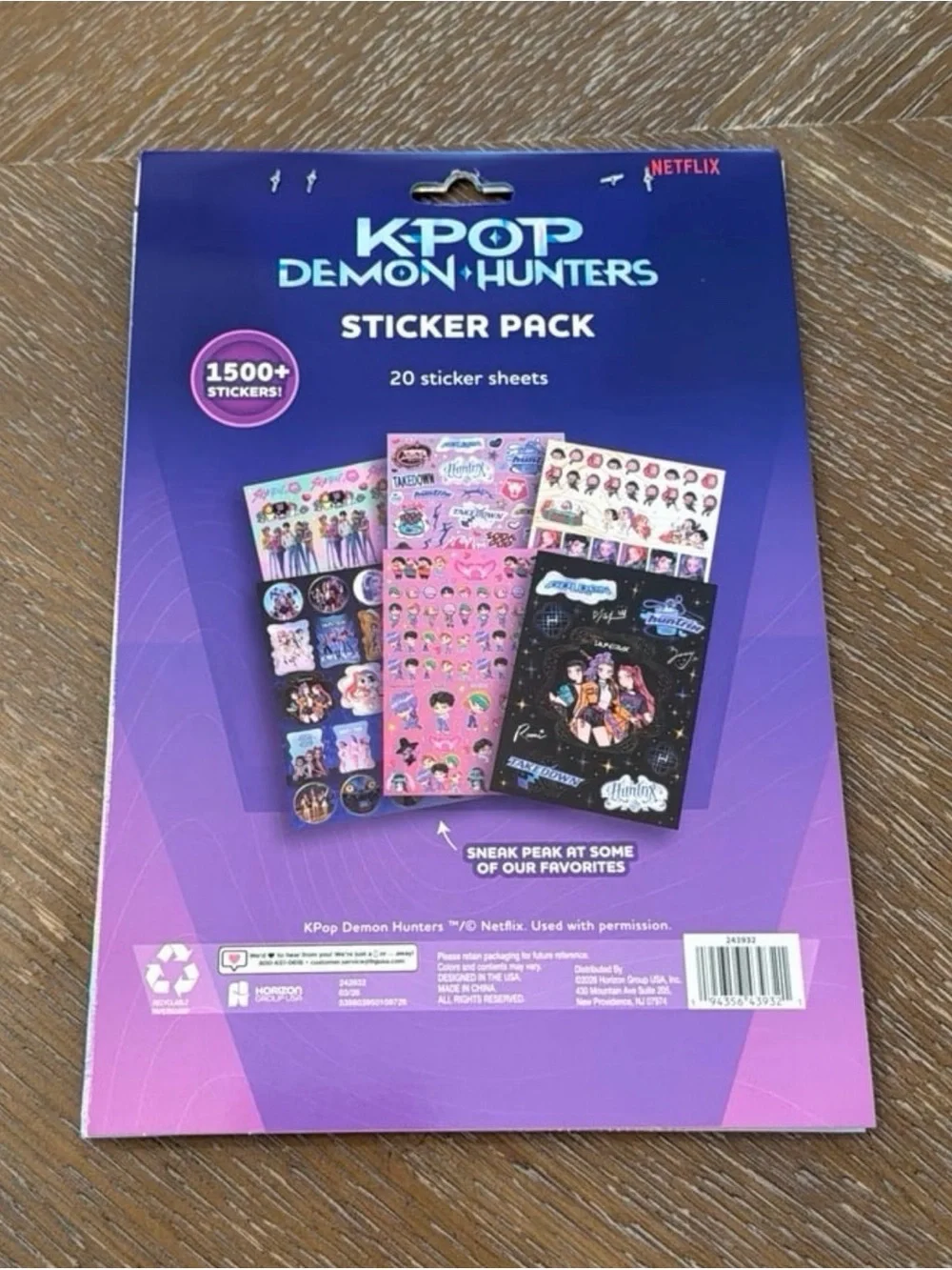 Netflix KPOP Demon Hunters Sticker Pack